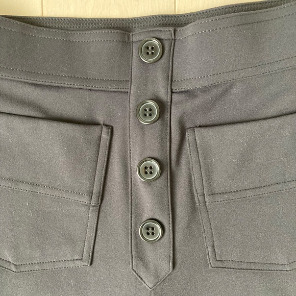 HALARA High Waisted Button Pants XS - Black - Picture 4 of 15